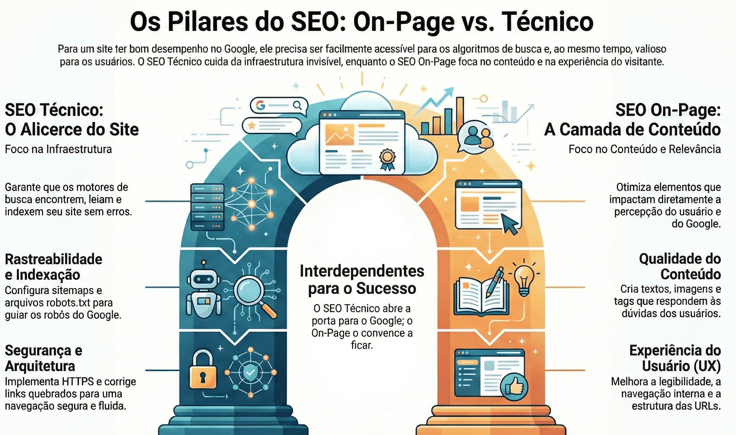 pilares do seo on page vc técnico